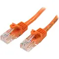 StarTech.com 5m Orange Cat5e / Cat 5 Snagless Ethernet Patch Cable 5 m - patch cable - 5 m - orange - Oransje - 5 meter