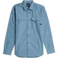 G-Star for man. D24963-D914-H052 Marine Slim Shirt blue (XXL), Casual, Long sleeve, Organic Cotton, Sustainable