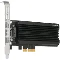 Icy Dock EZConvert Ex Pro - Grensesnittsadapter - M.2 - M.2 NVMe Card - PCIe 3.0 x4 - svart, sølv