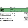 Lemvigh-Muller M 10X140 FZB stålsætskrue DIN 933 8.8 - (50 stk.)