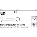 Lemvigh-Muller M14X50 sort stålbolt DIN 931 8.8 - (100 stk.)