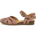 El naturalista for woman. 252071280005_008 Leather sandals N5207 Stella russet red (37), Flat, Buckle, Casual