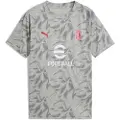 Puma AC Milan Pre-match Jersey Youth, Clothing, Smokey Gray/White, 13-14Y