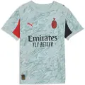 Puma AC Milan 25/26 Goalkeeper Jersey Youth, Clothing, Modern Mint/Red, 11-12Y