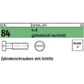 Lemvigh-Muller M 4X10 DIN 84 4.8 FZB cylinder hovedet maskinskrue - (200 stk.)
