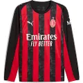 Puma AC Milan 25/26 Long Sleeve Home Jersey Men, Sport, Red/Black, M