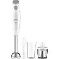 Tefal Easychef HB4531 - Håndmikser - 450 W - hvit / rustfritt stål