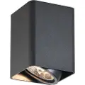 QAZQA Design påmontert spotlight svart GU10 70 mm roterbar og vippbar - Vox