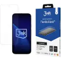 3MK FlexibleGlass, Google, Pixel 9A, Antibakteriell, Fallsikker, Slagbestandig, Ripebestandig, Knusesikker, Gjennomsiktig, 1 stykker