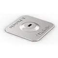 Compulocks Universal VHB Adhesive Security Plate - Monteringskomponent (universalmonteringsplate) - for nettbrett - sølv - for P/N: UTHW