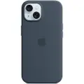 Apple iPhone 15 Silicone Case with MagSafe - Storm Blue