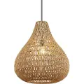 QAZQA Skandinavisk pendellampe brun 45 cm - Lina Natural