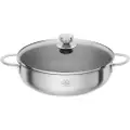 Ballarini Ancona Dyp Non-stick Panne Med 2 Håndtak Og Lokk 28 Cm