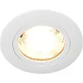 QAZQA Innfelte spotlight hvit inkl. LED 3-trinns dimmbar - Ulo