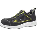 Sievi Racer Free Roller S1P, Unisex, Safety shoes, Svart, Hvit, EUE, PU lær, Tekstil