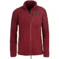 Arrak Outdoor Sherpa Fleecejacket Women, Dk Red, L