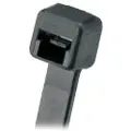 Panduit Cable Tie, 7.4L (188mm), Standard, Weather Resistant, Black, 100pc, Nylon, Sort, 188 mm