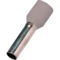Intercable Isoleret terminalrør grå 0,75mm2 L=8mm - (1000 stk.)