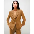Marella for woman. 2513041062200 Blazer Biella brown (40), Casual, Linen