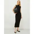 Marella for woman. 2513621061200 Nef dress black (XL), Casual, Party, Viscose, Sleeveless / Straps