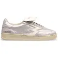Moa for woman. MG650 Silver Club Leather Sneakers (38), Flat, Laces, Casual