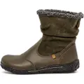 El naturalista for woman. 2N7583D10005_0G3 Leather ankle boots N758 green (37), Flat, Zip, Casual