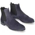 Pretty ballerinas for woman. 46611 Suede ankle boots Pat blue (38), Flat, None, Casual