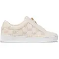 Michael Kors for woman. 43T5KTFP5L Keaton Zip Slip On beige leather trainers (37), Flat, Casual