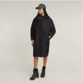 G-Star for woman. D26408-D445-992 Zip Cocoon Coat black (L), Casual, Sustainable, Recycled Wool