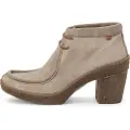 El naturalista for woman. 254321120005_020 Leather ankle boots N5432 taupe (41), 5 to 8 cm, Laces, Casual