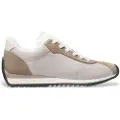 Michael Kors for woman. 43T5RHFS1S Rhodes Trainer beige leather trainers (38), Flat, Laces, Casual