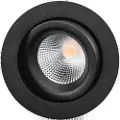 SG ARMATUREN Downlight Junistar Lux 7W 3000K, 560 lumen, sort