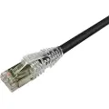 CommScope NETCONNECT Patchkabel kat 6A S/FTP PiMF, længde: 1,0 m farve: sort med LSZH kappe