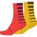 Endura Stripe Coolmax Sokker 2 Par