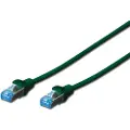 Digitus Premium - Koblingskabel - RJ-45 (hann) til RJ-45 (hann) - 2 m - SFTP - CAT 5e - med støvel - grønn