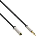 InLine 99235, 3.5mm, Hankjønn, 3.5mm, Hunkjønn, 5 m, Sort