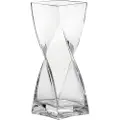 Leonardo Swirl, Firkantet vase, Glass, Gjennomsiktig, Gjennomsiktig, CE, 300 mm