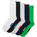 Happy socks Solids Crewsokker 5 Par