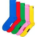 Happy socks Solids Crewsokker 5 Par