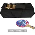 Sporti France Racketsett (bag + 20 Racketer) Shooter