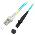 EFB Elektronik EFB-Elektronik ECOFIBER - Nettverkskabel - LC multimodus (hann) til MT-RJ multimode (hann) - 1 m. - fiberoptikk - 50 / 125 my - OM3 - turkis