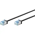 Goobay 74321, 5 m, Cat6a, U/FTP (STP), RJ-45, RJ-45, Svart