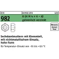 Lemvigh-Muller M 8 DIN 982-6 FZB låsemøtrik høj - (1000 stk.)