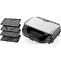 Eta Sorento 3151 90010 - Sandwichmaskin / vaffelmaskin / grill - 900 W - svart/rustfritt stål
