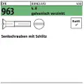 Lemvigh-Muller M 4X70 DIN 963 4.8 FZB undersænket maskinskrue lige kærv - (100 stk.)