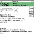 Lemvigh-Muller 8X20 FZB ISO 10642 010.9 undersænket indv. 6-kt. skrue - (200 stk.)