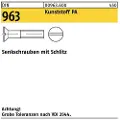 Lemvigh-Muller M 4X10 DIN 963 nylon undersænket maskinskrue - (200 stk.)