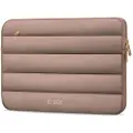 Tech-Protect Fluffy plysj laptop-etui 13-14 - valnøtt