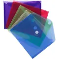 Exacompta 56720E, Envelope folder, A5, Polypropylen (PP), Blå, Grønn, Lilla, Rød, Gjennomsiktig, 2 mm, Frankrike