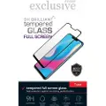 Insmat Exclusive - Skjermbeskyttelse for mobiltelefon - fullskjerm, 9H Brilliant - 2.5D - glass - rammefarge svart - for Samsung Galaxy S22